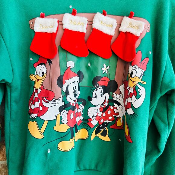 Vintage Mickey Mouse Christmas Sweater XS - Picture 2 of 5